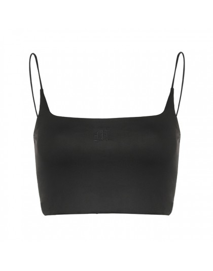 Sweetown lato 2020 bluzka damska topy odzież sportowa bez rękawów Sexy Fitness Activewear Skinny Slim krótki Top typu Bralette S