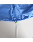 Niebieska ściana zamontowana klimatyzacja worek do czyszczenia Split klimatyzator czyszczenie mycie pokrywa wodoodporny ochrania