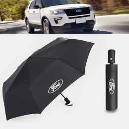 YADA 2019 czarny Ford i VOLVO i KIA Logo parasol automatyczny deszcz uv składany parasol samochód dla kobiet mężczyzn wiatroszcz