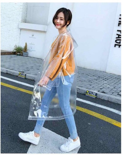 FreeSmily Fashion przeźroczysty płaszcz przeciwdeszczowy dla dorosłych piesze wycieczki na zewnątrz wędkarski płaszcz przeciwdes