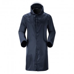 Wysokiej jakości mężczyzna płaszcz przeciwdeszczowy pasek odblaskowy zamek długi płaszcz przeciwdeszczowy wodoodporna odzież prz