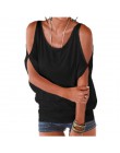 Kobiety letnie koszulki 2020 luźna koszulka Sexy Off Shoulder topy Batwing z krótkim rękawem zasznurować stałe O-neck Lady luźne