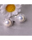 YIKALAISI 925 Sterling Silver biżuteria Pearl kolczyki 2019 Fine biżuteria-naturalne perły 8-9mm stadniny kolczyki dla kobiet sp