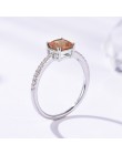 Kuololit Diaspore Zultanite pierścienie z kamieniami szlachetnymi dla kobiet dziewczyn stałe 925 Sterling srebrne wesele zaręczy