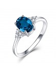 Kuololit Diaspore zultanit kamień pierścień dla kobiet stałe 925 srebro zmienia kolor pierścień na ślub biżuteria zaręczynowa