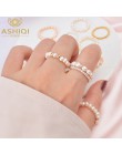 ASHIQI 3-4mm Mini mała naturalna perła słodkowodna pierścionki dla kobiet prawdziwa 925 Sterling Silver biżuteria dla kobiet 201