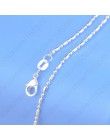 Biżuteria przykładowa kolejność 20 sztuk Mix 20 stylów 18 "oryginalna 925 Sterling Silver naszyjnik z ogniwami zestaw łańcuchy +