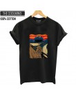 COOLMIND QI0312B 100% bawełna lato luźne o-neck kobiety T koszula na co dzień z krótkim rękawem kobiet fajna koszulka o-neck t-s