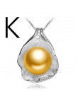 FENASY 925 srebro naturalna perła słodkowodna naszyjnik wisiorek Shell Design modna biżuteria z perłami naszyjnik dla kobiet now