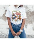 Lato 2019 Vintage Harajuku śmieszne estetyka biała para T-Shirt kobiety moda na co dziń z nadrukiem z krótkim rękawem topy Camis