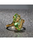 Bague Ringen 100% S925 srebrny pierścionek z owalnym szmaragd kamień dla kobiet biżuteria zaręczynowa na ślub hurtowy prezent