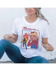 Lato 2019 Vintage Harajuku śmieszne estetyka biała para T-Shirt kobiety moda na co dziń z nadrukiem z krótkim rękawem topy Camis