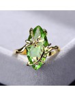 Bague Ringen 100% S925 srebrny pierścionek z owalnym szmaragd kamień dla kobiet biżuteria zaręczynowa na ślub hurtowy prezent