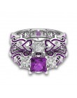 Cellacity klasyczne 925 srebrne pierścionki dla kobiet podwójna warstwa Sapphire Ruby kamień srebrny Fine Jewelry Party Gift Who