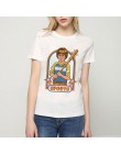 Lato 2019 Vintage Harajuku śmieszne estetyka biała para T-Shirt kobiety moda na co dziń z nadrukiem z krótkim rękawem topy Camis
