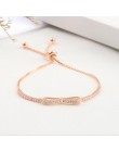 Ruifan moda Box Chain Bowknot 100% 925 srebro bransoletka panie Cubic cyrkon bransoletki kobiet kobiet biżuteria YBR057