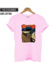 COOLMIND QI0312B 100% bawełna lato luźne o-neck kobiety T koszula na co dzień z krótkim rękawem kobiet fajna koszulka o-neck t-s