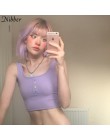 Nibber Harajuku prążkowana dzianina krótkie bluzki bluzka damska topy 2019 jesień hot casual odzież sportowa dzikie rozciągliwe 