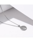 Sodrov autentyczne 925 Sterling Silver DIY życie naszyjnik w kształcie drzewa panie natura biżuteria na szczęście wisiorek Link 