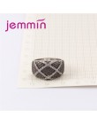 Europejski styl duże pierścienie geomeic luksusowe pełne ustawienie czarny i biały CZ 925 Sterling Silver kobiety Mens Party biż