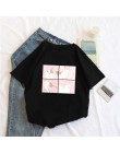 Kobieta kot kreskówkowy topy koszulki z krótkim rękawem casual Ulzzang kawaii harajuku album dropshipping vintage z krótkim ręka