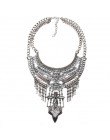 Ztech obroża moneta naszyjnik i wisiorek Vintage Crystal Maxi Choker komunikat Collier kobieta Boho wielkie modne biżuteria dams