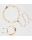 2020 moda złota Cowrie Shell Choker naszyjnik dla kobiet dziewczyna czeski muszla plaża biżuteria letnia prezent