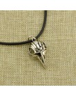 Vintage Elder Scrolls Skyrim wisiorek w kształcie smoka naszyjnik moda pterozaur naszyjniki lato grzywny mężczyzn biżuteria nasz