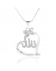 SONYA arabski kobiety złoty kolor muzułmański islamski bóg Allah uroku wisiorek naszyjnik biżuteria Ramadan prezent łańcuszek mi