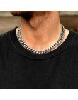 Kubański LINK CHOKER naszyjnik ze stali nierdzewnej dla mężczyzn biżuteria od 3 do 7 MM