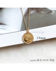 MEIBEADS w stylu Vintage rzeźbione złota moneta Roman naszyjnik dla kobiet czeski wisiorek naszyjniki Boho biżuteria Choker komu