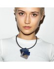 2019 naszyjnik z żywicy wisiorki kobiety biżuteria skóra Chokers naszyjniki dla kobiet wielofunkcyjna moda biżuteria łańcuszek d