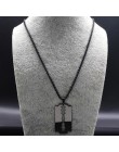 2019 moda ostrze ze stali nierdzewnej naszyjniki mężczyźni biżuteria czarny kolor Gothic naszyjniki biżuteria collier homme N423