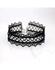 Lato najmodniejsza biżuteria akcesoria Sexy hollow out koronkowa czarna choker naszyjnik dla miłośników pary N174