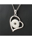 W stylu Vintage okrągłe 18mm metal xinnver snap naszyjnik i wisiorek sterling biżuteria z korale oświadczenie kobieta DIY biżute