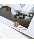 MEIBEADS w stylu Vintage rzeźbione złota moneta Roman naszyjnik dla kobiet czeski wisiorek naszyjniki Boho biżuteria Choker komu