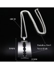 2019 moda ostrze ze stali nierdzewnej naszyjniki mężczyźni biżuteria czarny kolor Gothic naszyjniki biżuteria collier homme N423