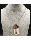 2019 moda ostrze ze stali nierdzewnej naszyjniki mężczyźni biżuteria czarny kolor Gothic naszyjniki biżuteria collier homme N423