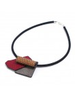 2019 naszyjnik z żywicy wisiorki kobiety biżuteria skóra Chokers naszyjniki dla kobiet wielofunkcyjna moda biżuteria łańcuszek d