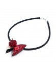 2019 naszyjnik z żywicy wisiorki kobiety biżuteria skóra Chokers naszyjniki dla kobiet wielofunkcyjna moda biżuteria łańcuszek d