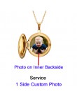 Zdjęcie naszyjnik medalion nazwa własna zdjęcie Valentine Lover prezent matka córka dziecko rodzina Personalizd Chokers naszyjni