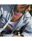 4/6/8mm 20 kolorów glina polimerowa naszyjnik miękka ceramika Choker naszyjnik kolorowe Surfer koraliki kołnierz ręcznie Femme b
