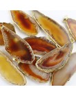Reiki naturalny onyks agaty wisiorki naszyjnik Chakra Multi kolorowe kawałek nieregularne prawdziwe Agat kryształ kamień kwarcow