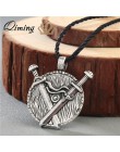 Norse oświadczenie Viking naszyjnik męska Pagan biżuteria wilk topór młot thora Amulet Symbol słowiański Punk Vintage kobiety na