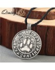 Norse oświadczenie Viking naszyjnik męska Pagan biżuteria wilk topór młot thora Amulet Symbol słowiański Punk Vintage kobiety na