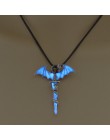 2019 Fashion Dragon świecące naszyjnik z kamienia kobiety Man świecące w ciemności naszyjnik filmy TV Luminous Decoration jewelr