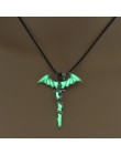2019 Fashion Dragon świecące naszyjnik z kamienia kobiety Man świecące w ciemności naszyjnik filmy TV Luminous Decoration jewelr
