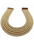 MANILAI Punk stop Torque Choker naszyjniki dla kobiet Maxi biżuteria afryka duży kołnierz oświadczenie naszyjnik Boho Collier Fe