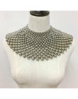 MANILAI Punk stop Torque Choker naszyjniki dla kobiet Maxi biżuteria afryka duży kołnierz oświadczenie naszyjnik Boho Collier Fe