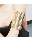 MANILAI Punk stop Torque Choker naszyjniki dla kobiet Maxi biżuteria afryka duży kołnierz oświadczenie naszyjnik Boho Collier Fe